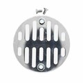 Thrifco Plumbing 3-3/8 Shower Strainer, Slotted Design 4400249